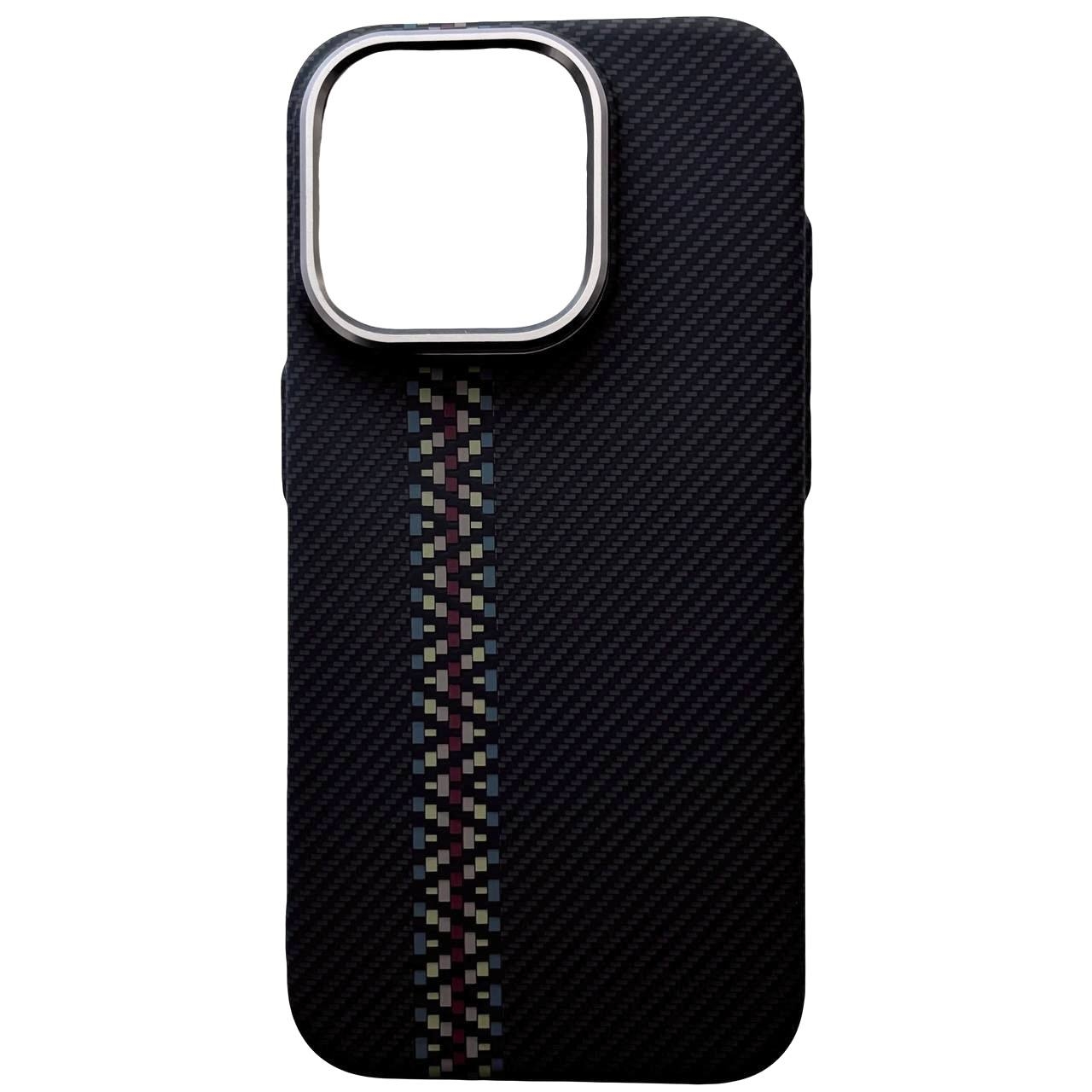 Carbon Pattern Magsafe iPhone 15 Pro Max Black - 1