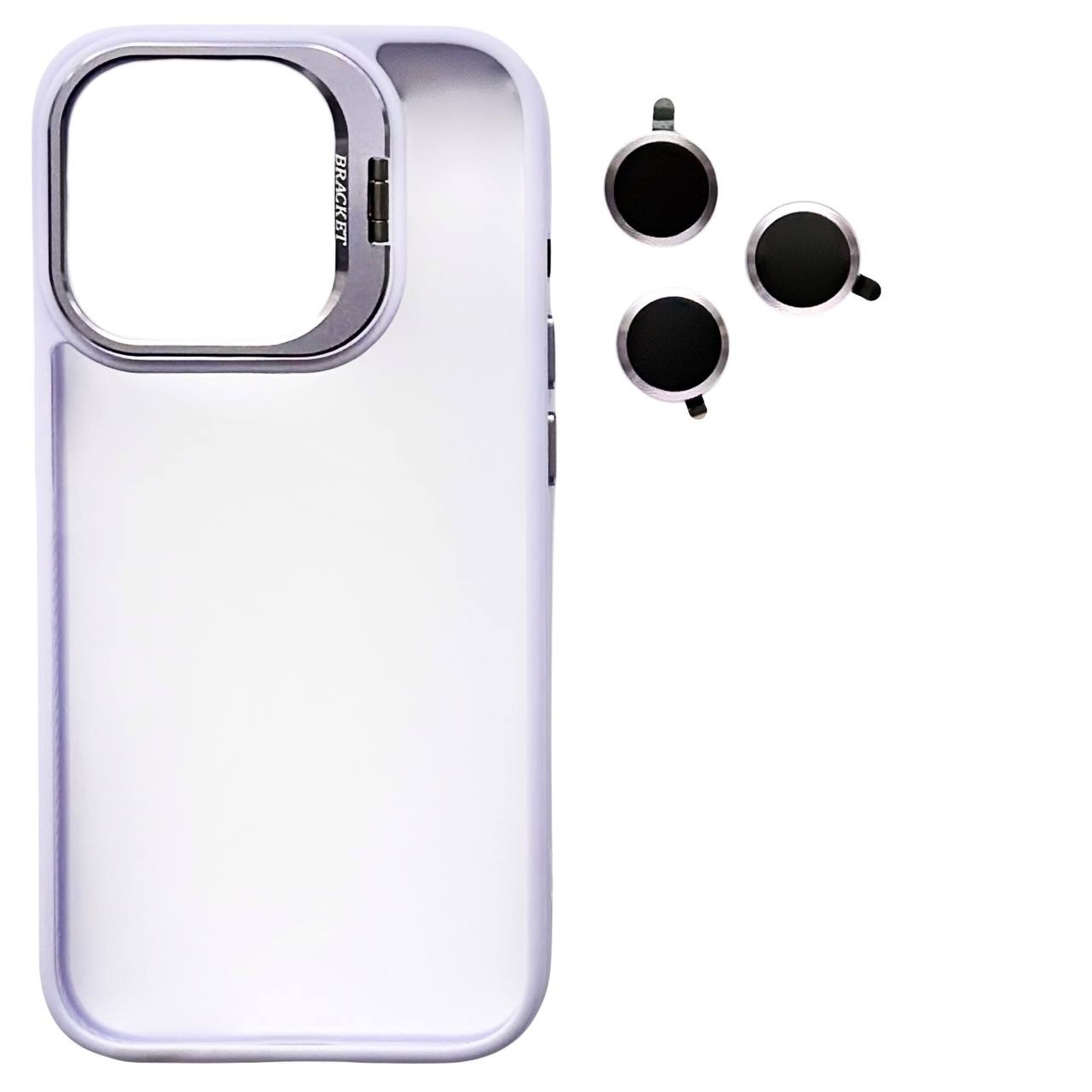Crystal Case + Lens Set iPhone 16 Plus Violet - 3