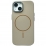 Carbon Pattern Slim Magsafe iPhone 14 Gold