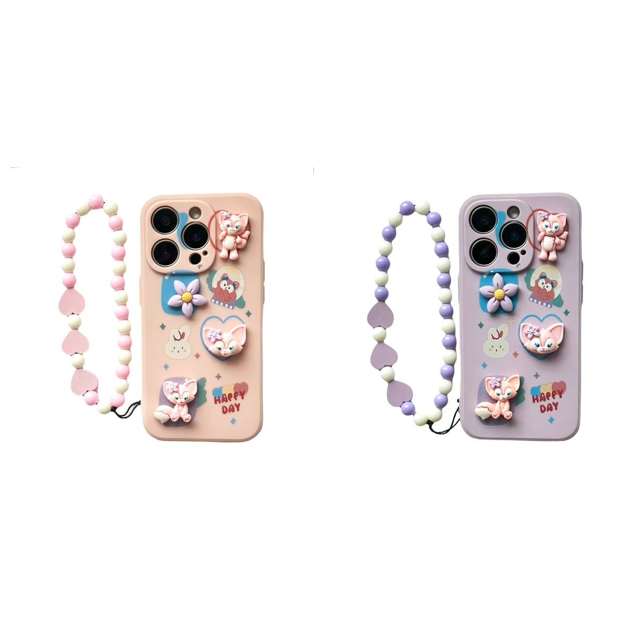 Beads iPhone TPU iPhone 14 Pro Max Pink - 4