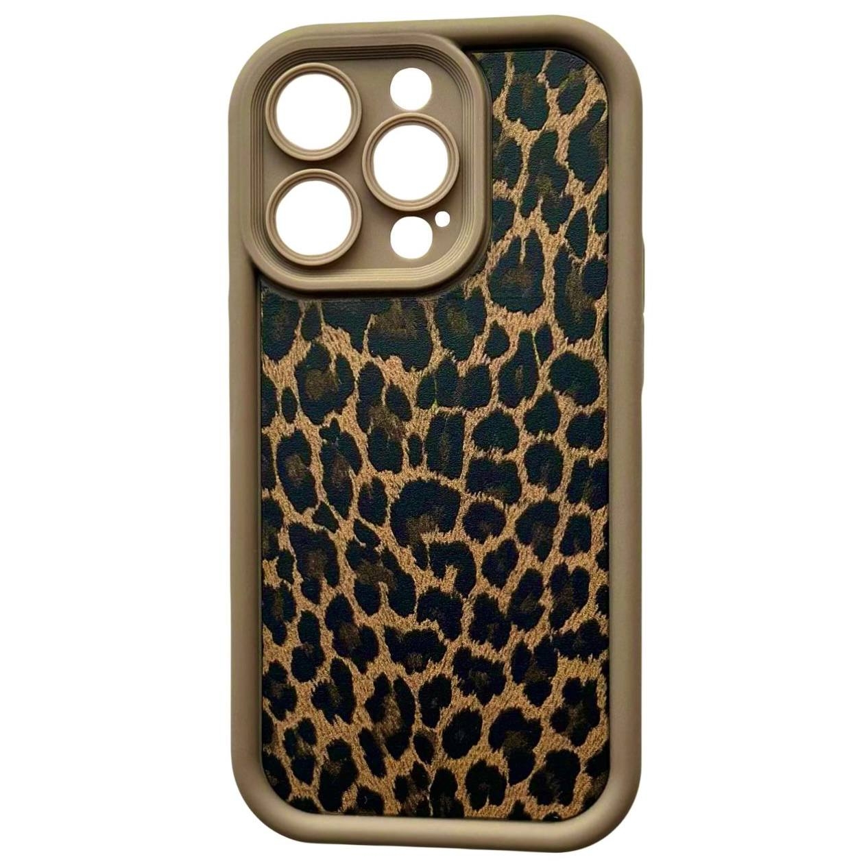 TPU Leopard New iPhone 13 Brown - 1