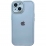 Matte Silicone Logo iPhone 15 Silver
