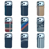 Carbon Pattern Magsafe iPhone 17 Pro Max Gray