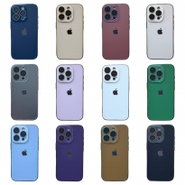 Matte Glass Camera iPhone 16 Pro Blue