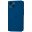 AG Silicone+Glass Case iPhone 13 Navy Blue