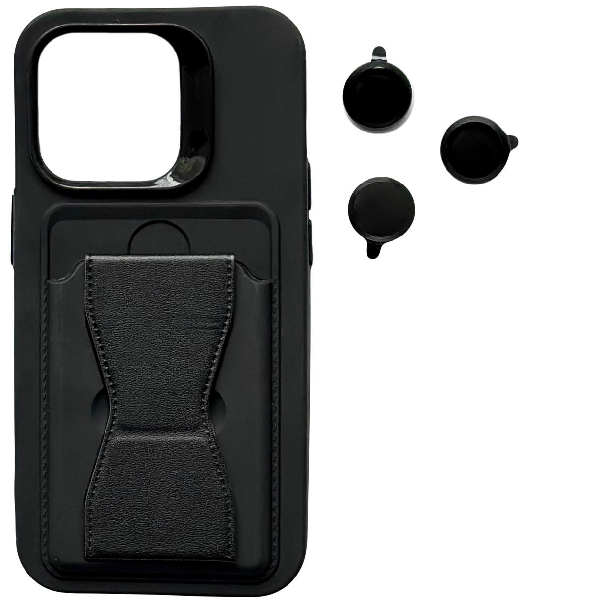Leather Card Set iPhone 14 Pro Black - 4