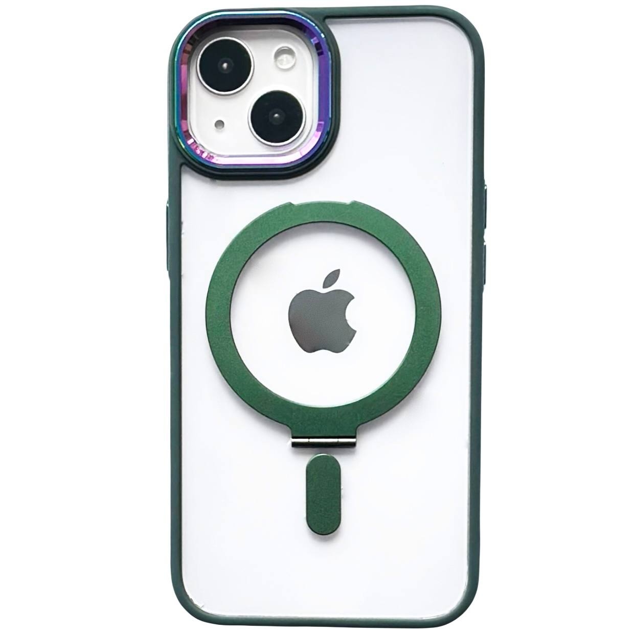 TPU MagSafe Holder iPhone 14 Dark Green - 1