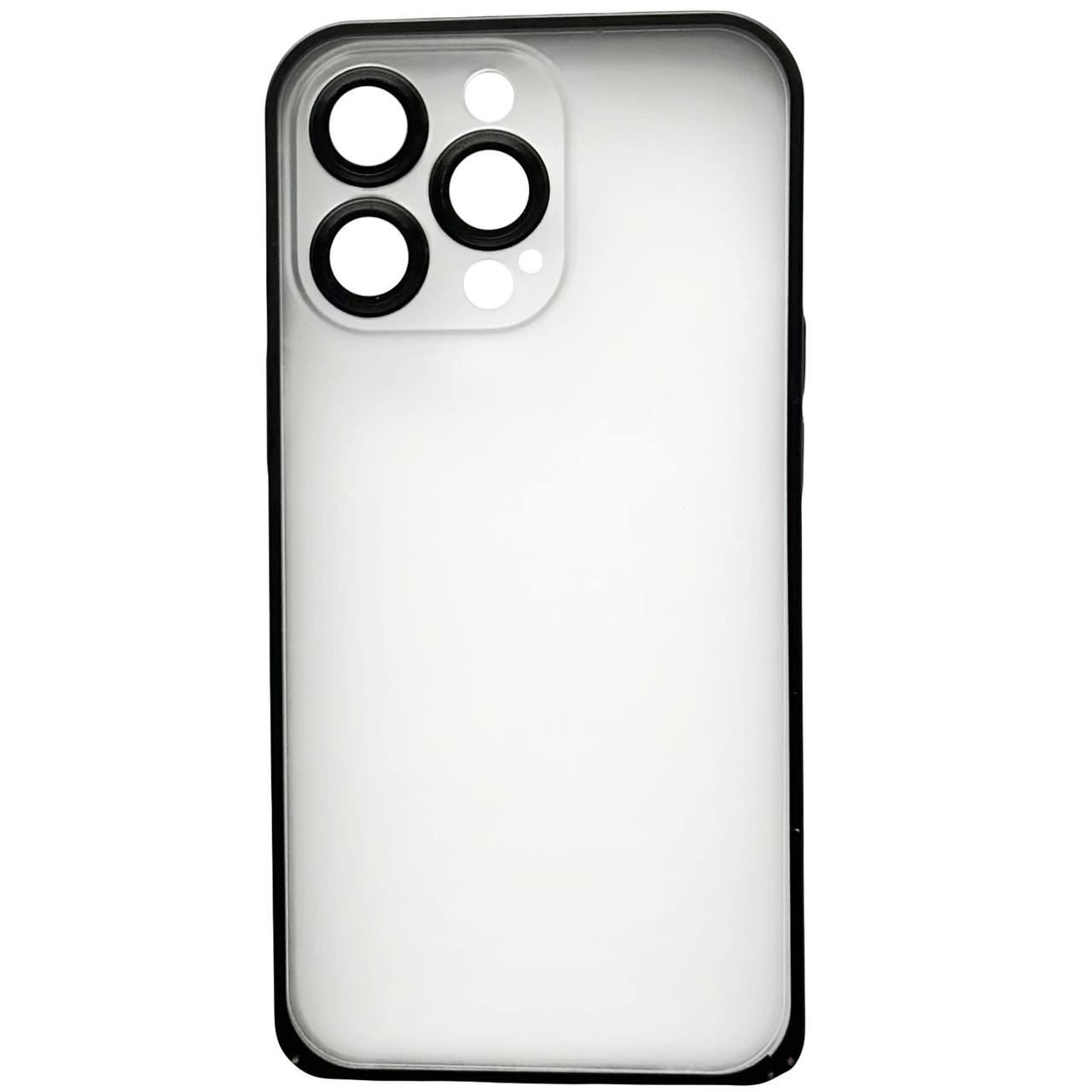 Square Metal Frame iPhone 14 Black - 3