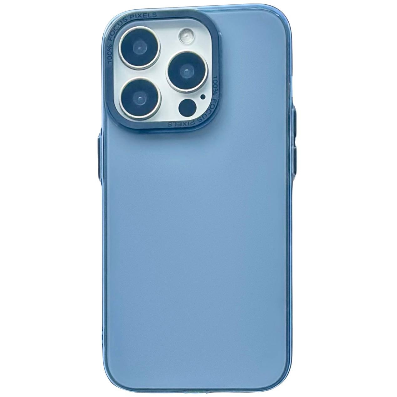 PC Focus Pixels Glossy iPhone 12/12 Pro Blue - 1
