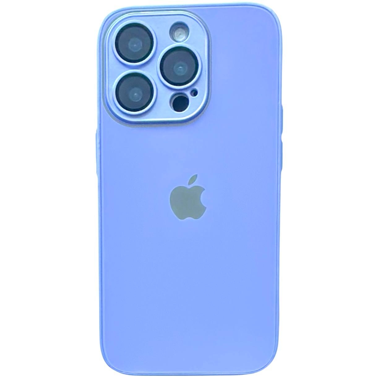 Silicone+Glass (Sapphire Lens) iPhone 11 Pro Max Purple - 1