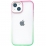 Gradient Crystal Case iPhone 14 Pink/Green