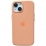 Silicone Case Original MagSafe iPhone 15 Orange Sorbet