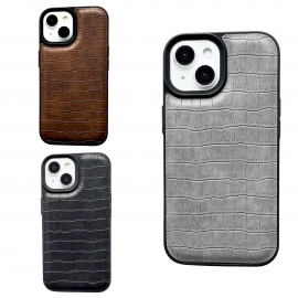 TPU Crocodile Skin iPhone 13 Gray