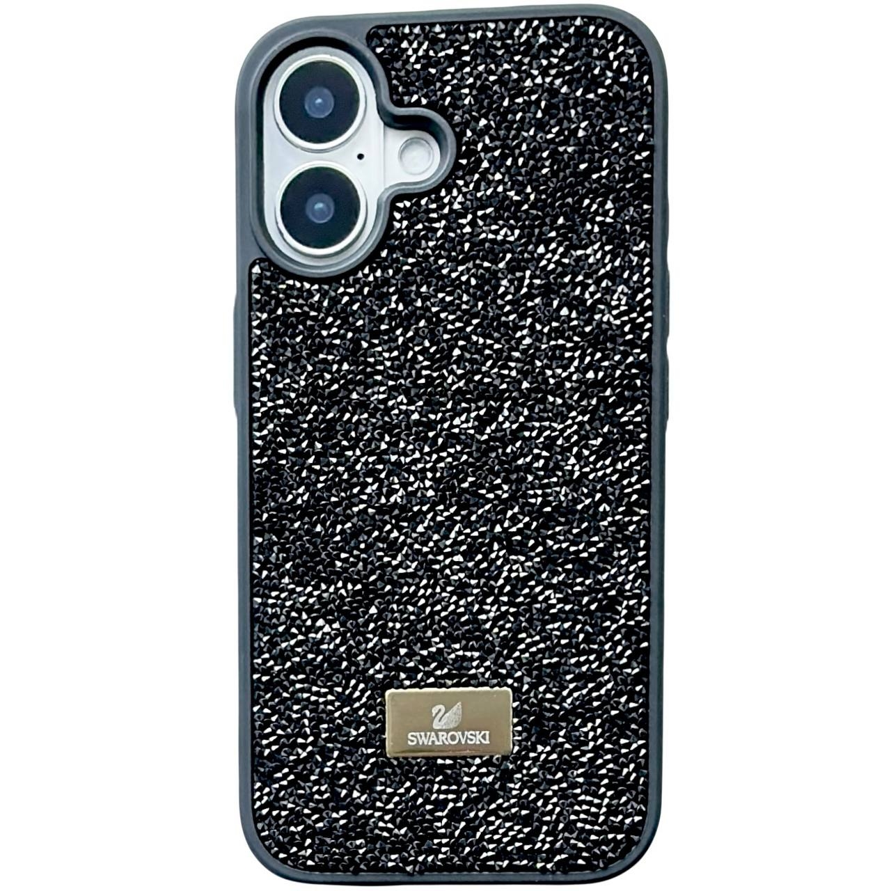 TPU Swarovski iPhone 16 Black - 1