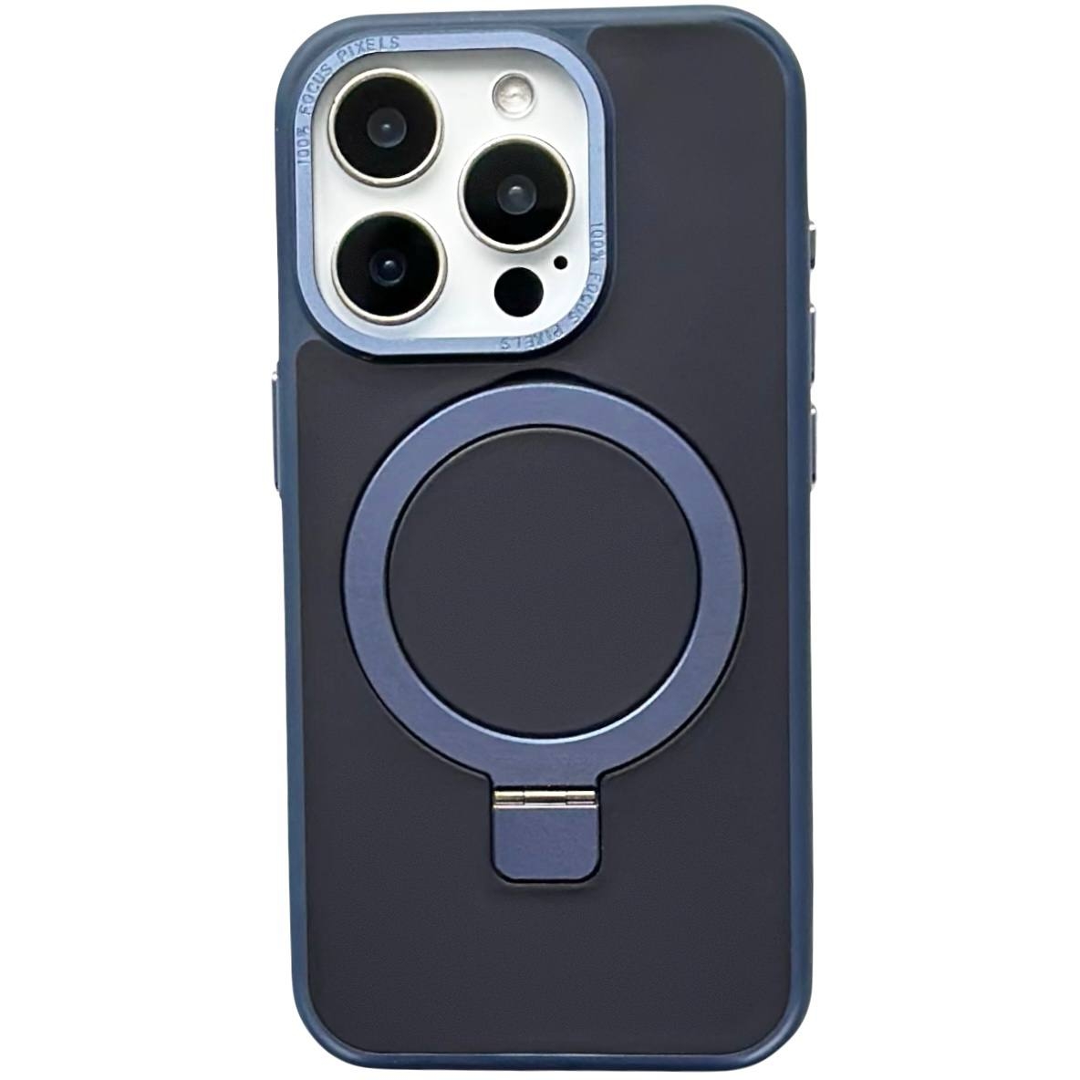 Frosted Case MagSafe Ring iPhone 13 Pro Max Midnight Blue - 1
