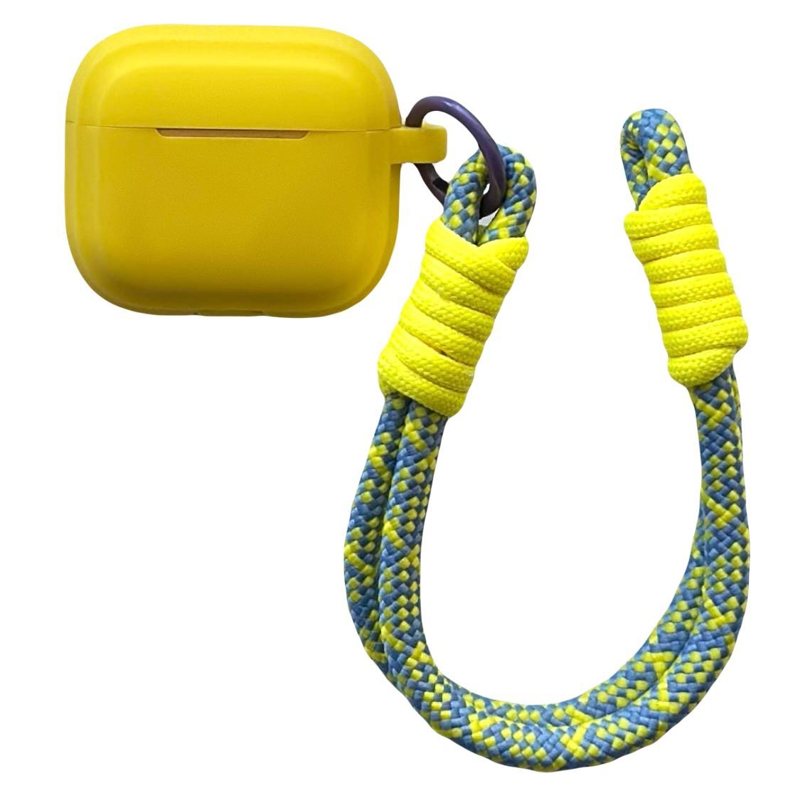 AirPods 4 Matte Silicone Case Yellow - 1
