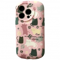 Pink Cat Camera Protection iPhone 12 Pro