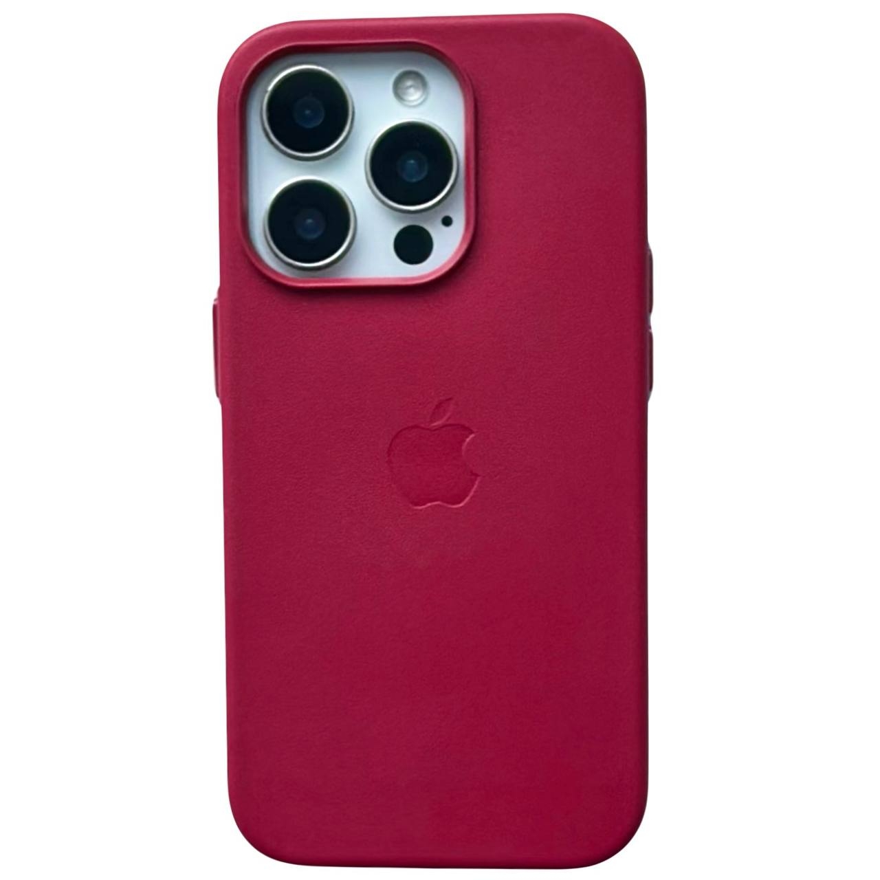 Leather Case (MagSafe) iPhone 12 Pro Max Berry - 1
