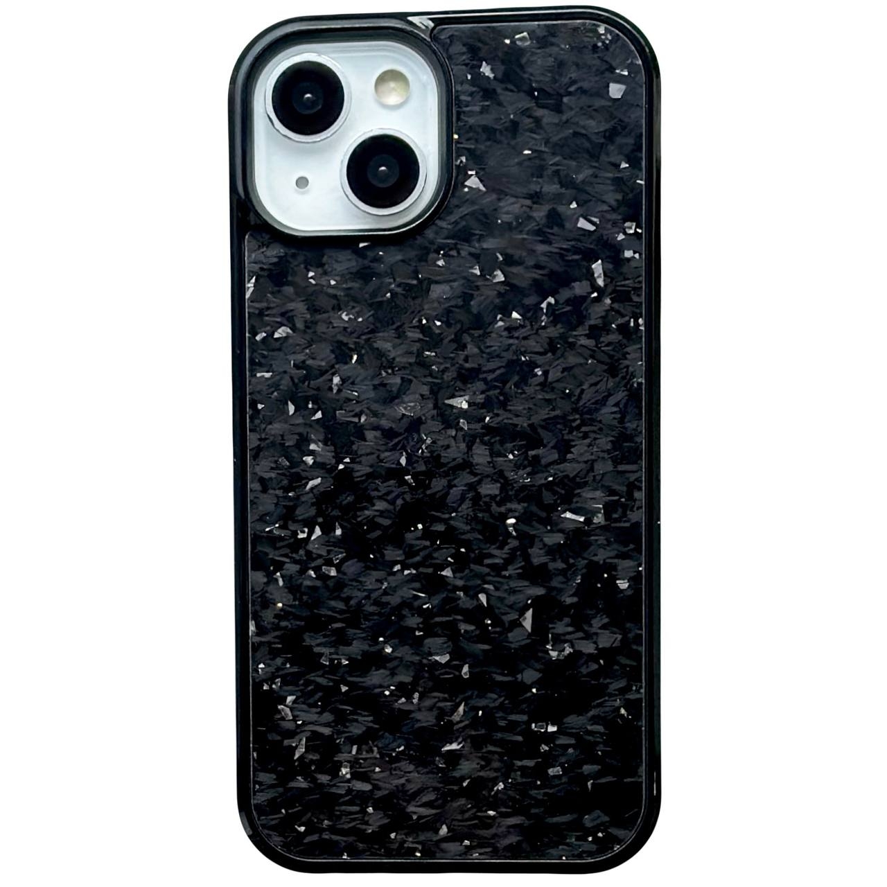 Forged Carbon Magsafe Case iPhone 14 Silver - 1