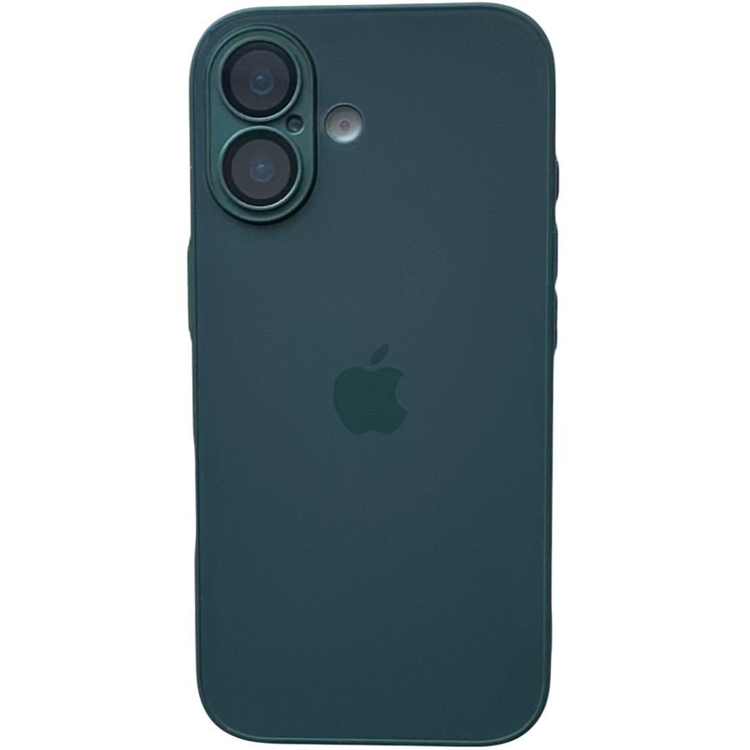 AG Silicone+Glass Case iPhone 17 Cangling Green - 1