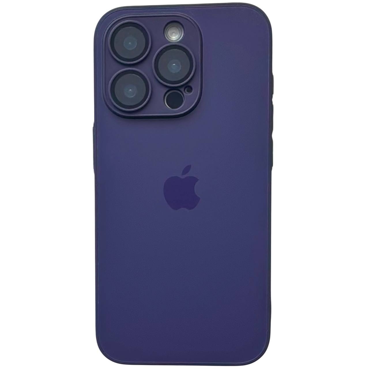 AG Silicone+Glass Case iPhone 14 Pro Max Deep Purple - 1