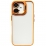 Crystal Case + Lens Set iPhone 16 Plus Orange