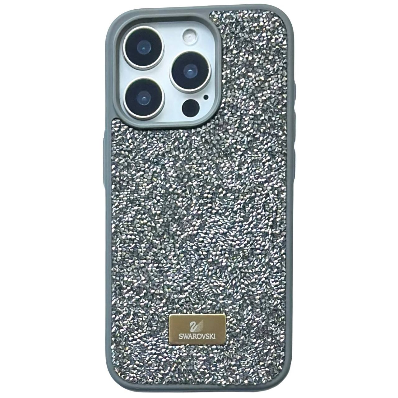 TPU Swarovski iPhone 15 Pro Gray - 1