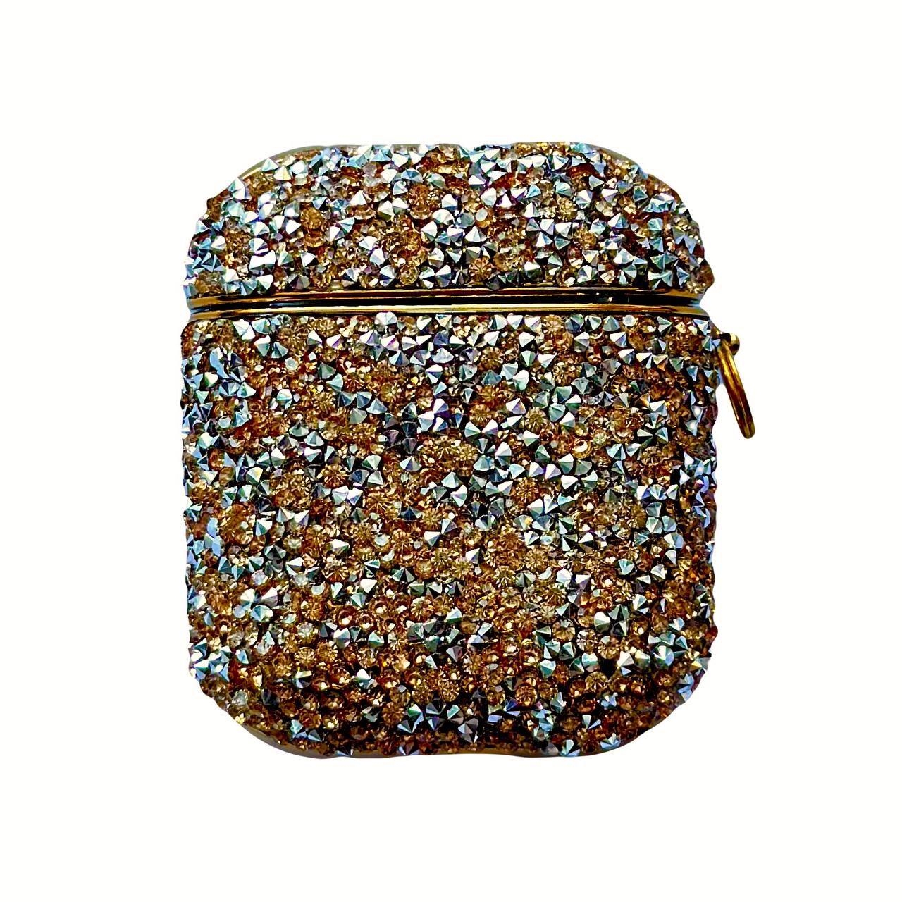 AirPods Case 1/2 Rhinestones Gold - 1