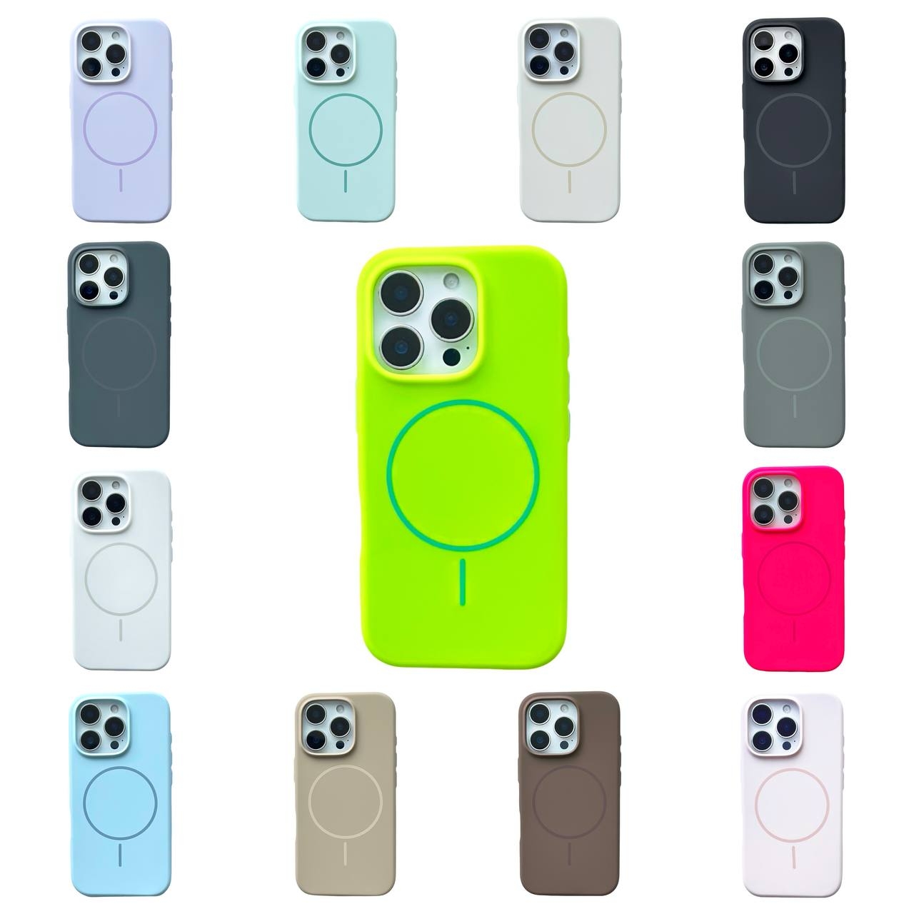 Silicone Case Slim Magsafe iPhone 11 Pro Max Sky Blue - 2