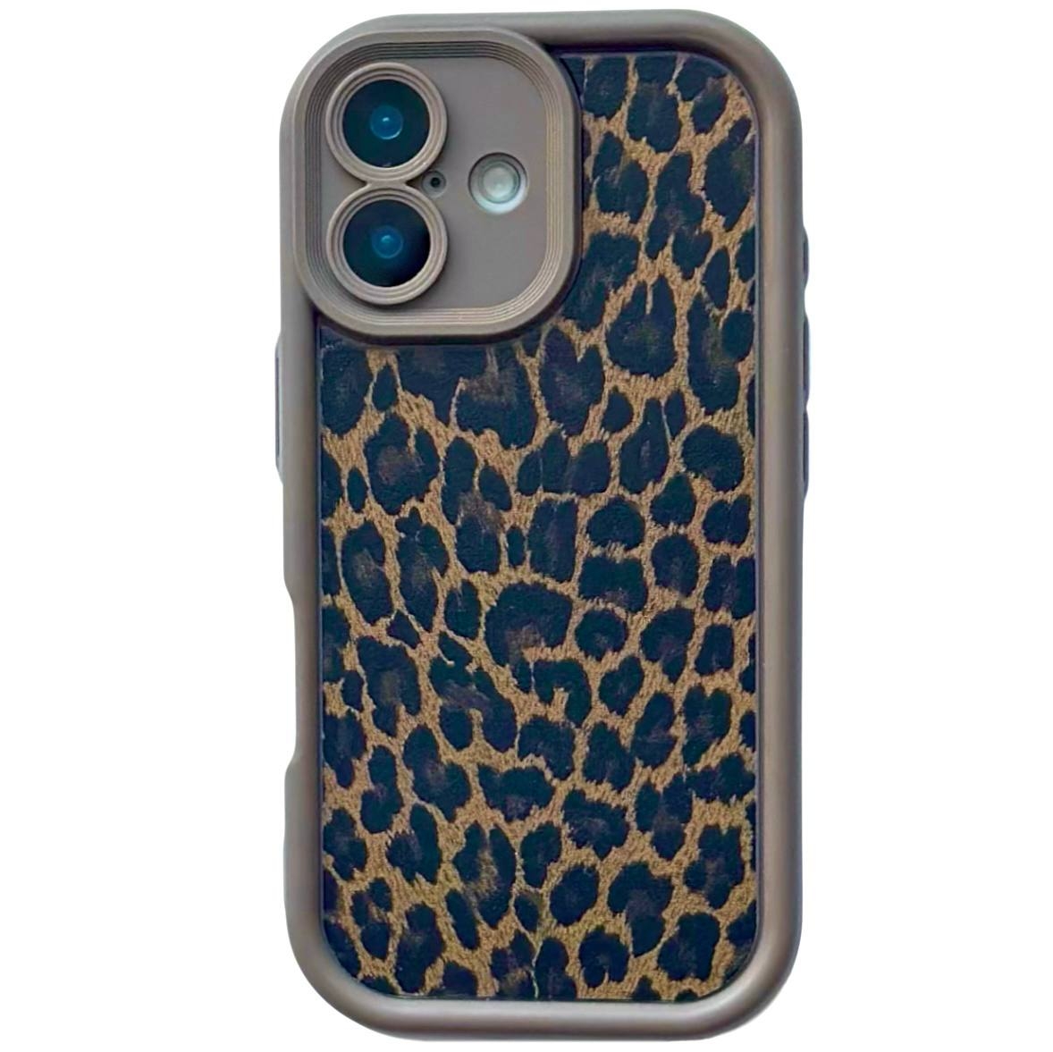 TPU Leopard New iPhone 16 Brown - 1