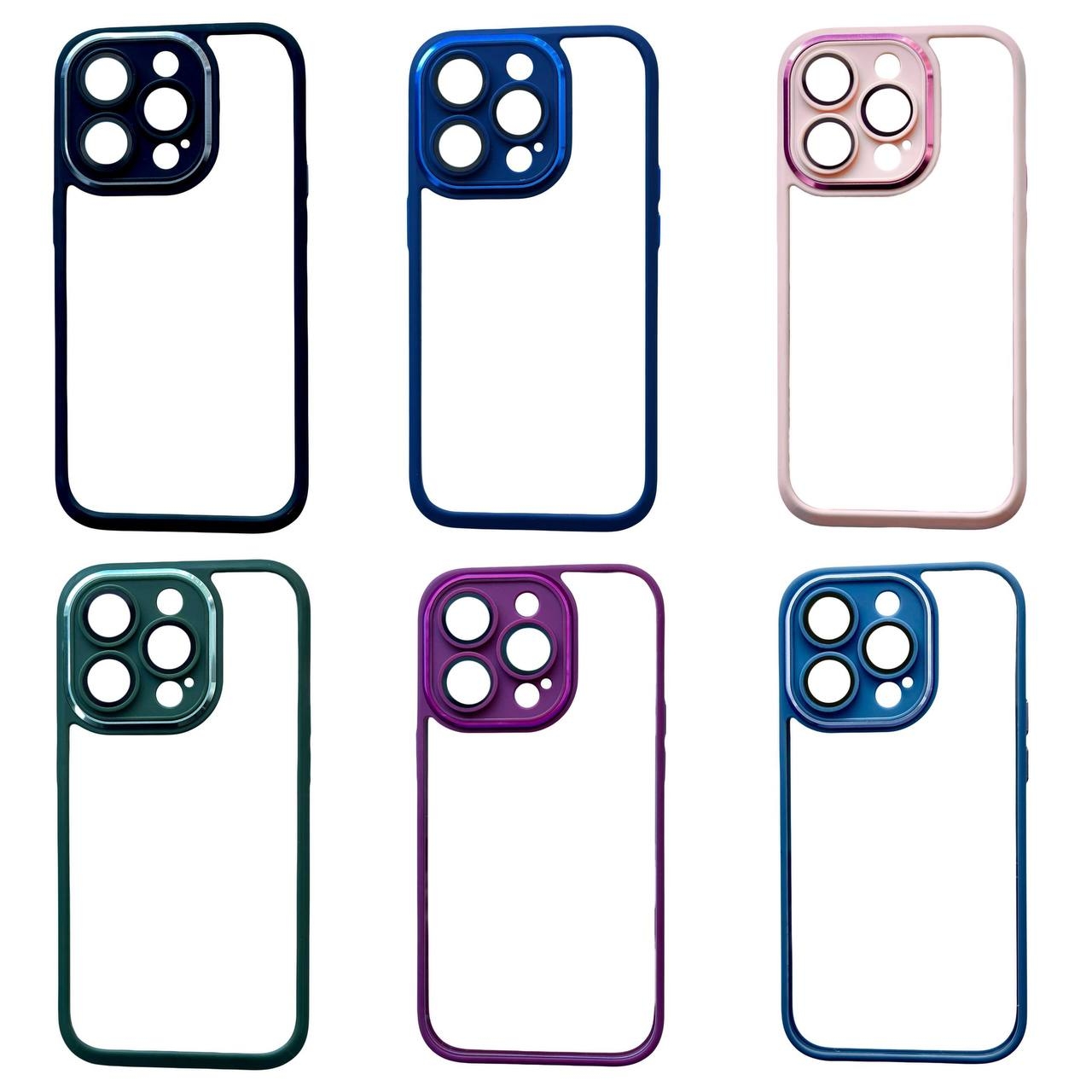 Color Case Glass Camera iPhone 12 Pro Max Black - 4