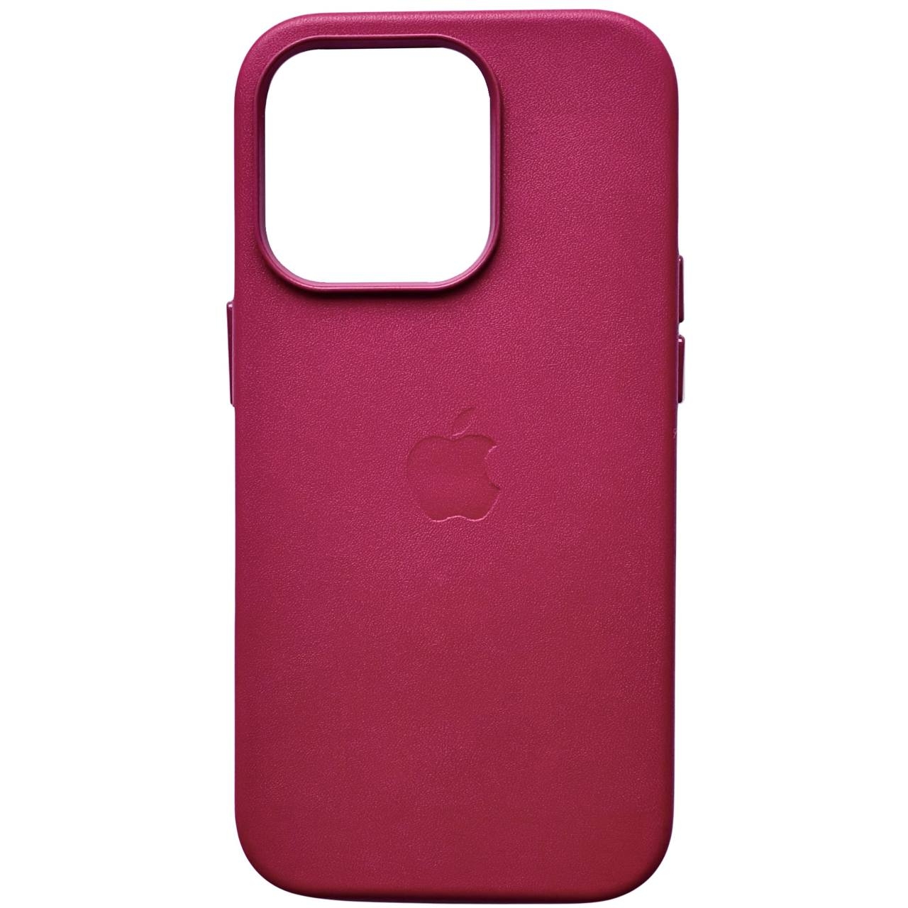 Leather Case (MagSafe) iPhone 12 Pro Max Berry - 4