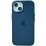 Silicone Case Original MagSafe iPhone 15 Storm Blue
