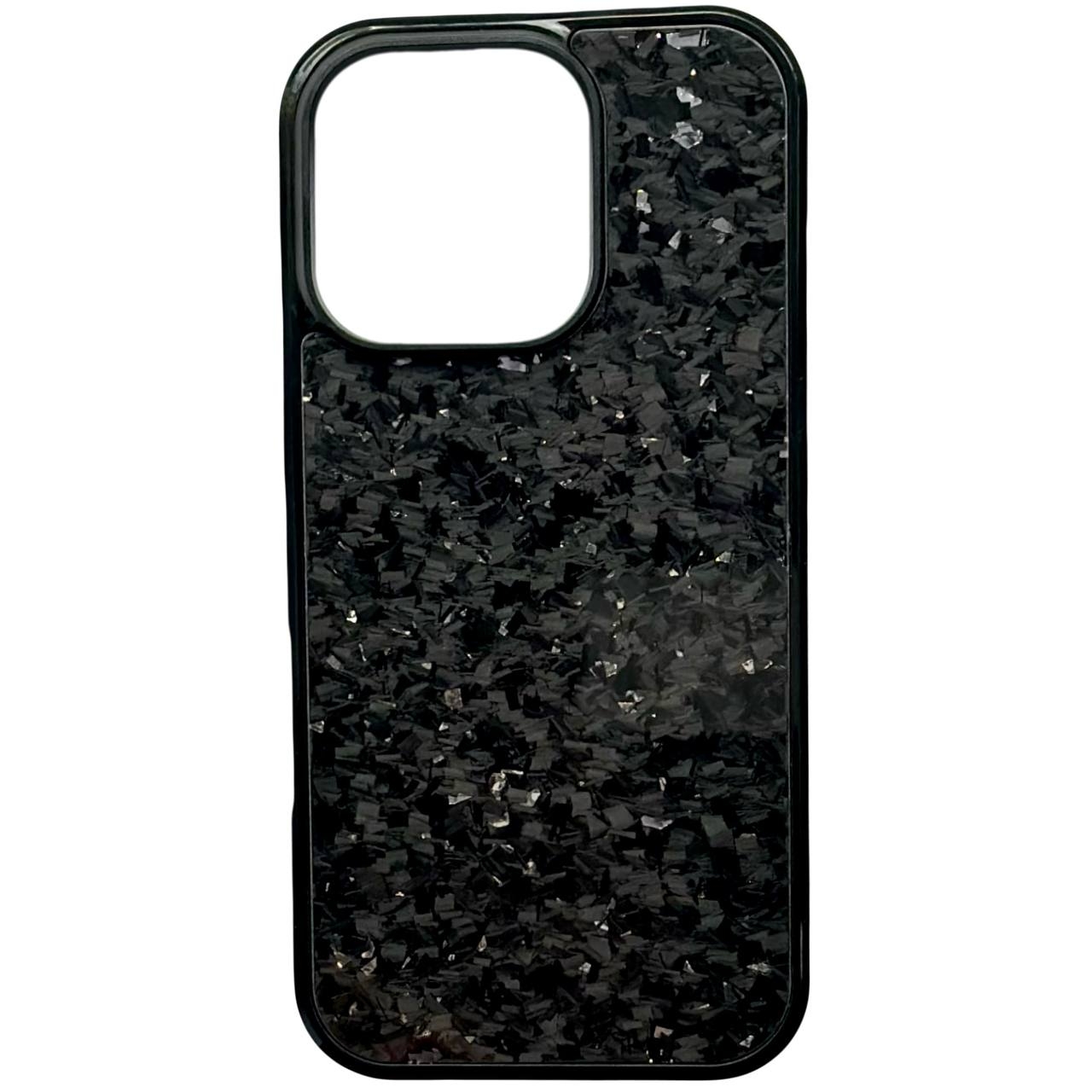 Forged Carbon Magsafe Case iPhone 13 Pro Max Silver - 1