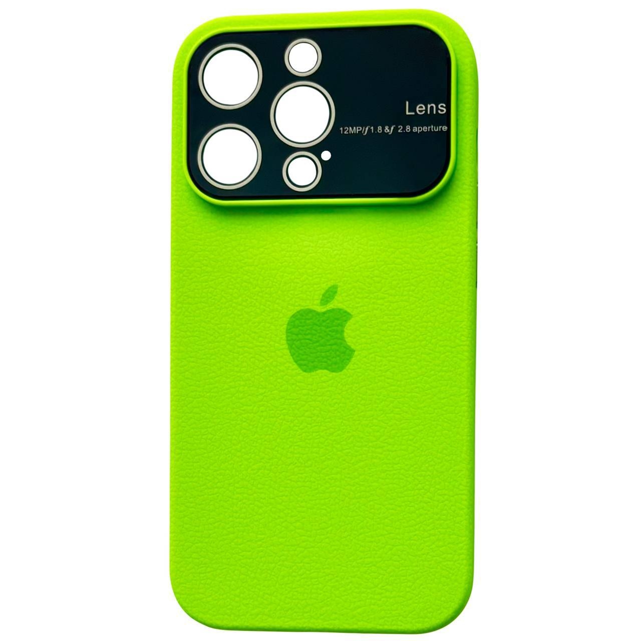 Silicone Case Lens iPhone 14 Pro Party Green - 3