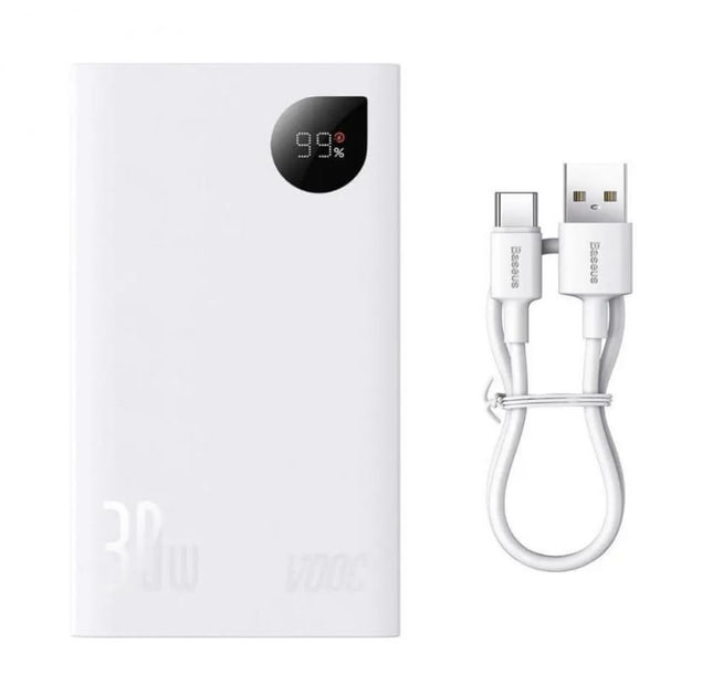 Baseus PowerBank Adaman2 V00C 20000mAh 30W White - 3