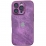 Textile Case Glass Camera iPhone 15 Pro Purple