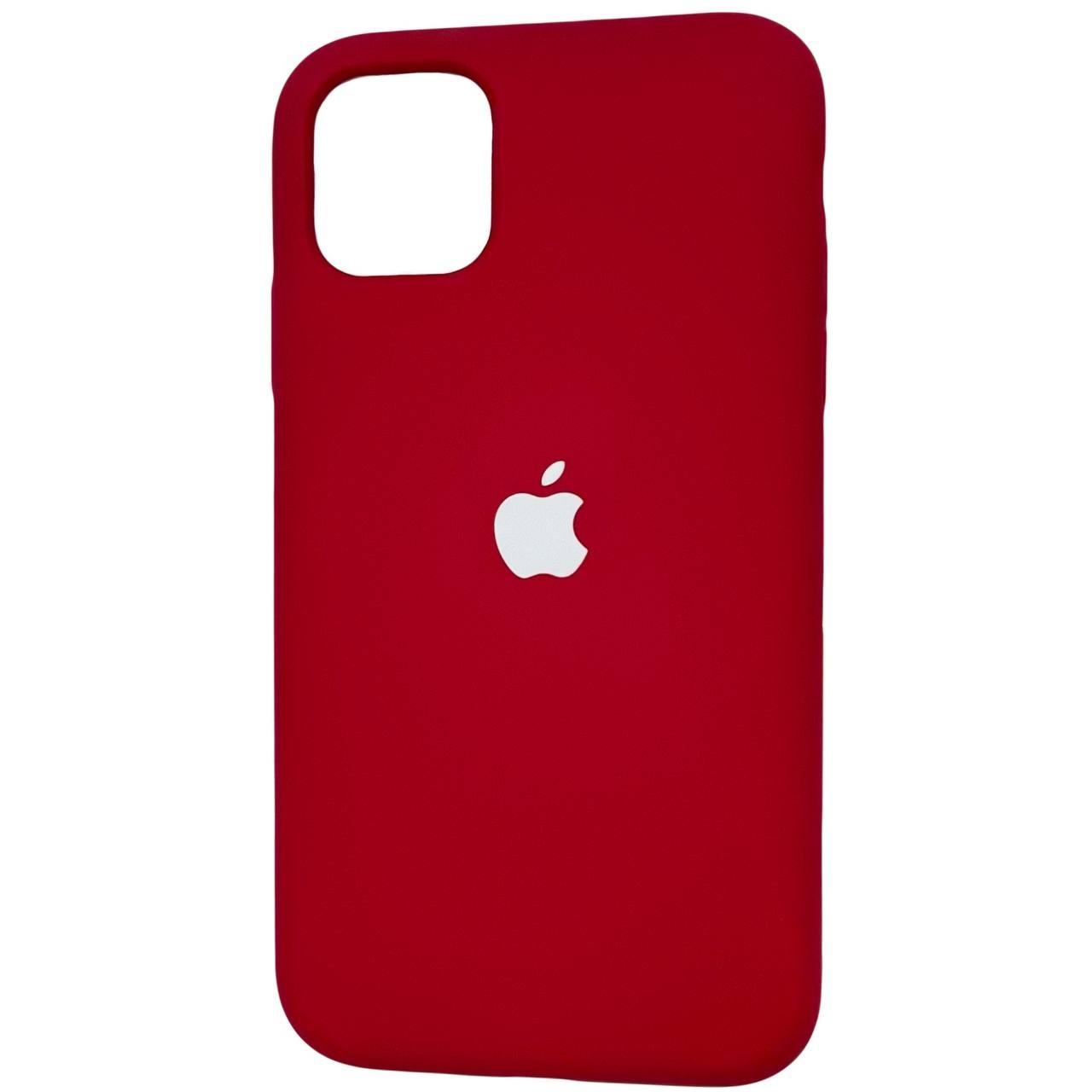 Silicone Case Full iPhone 11 Pro Dark Red (32) - 1