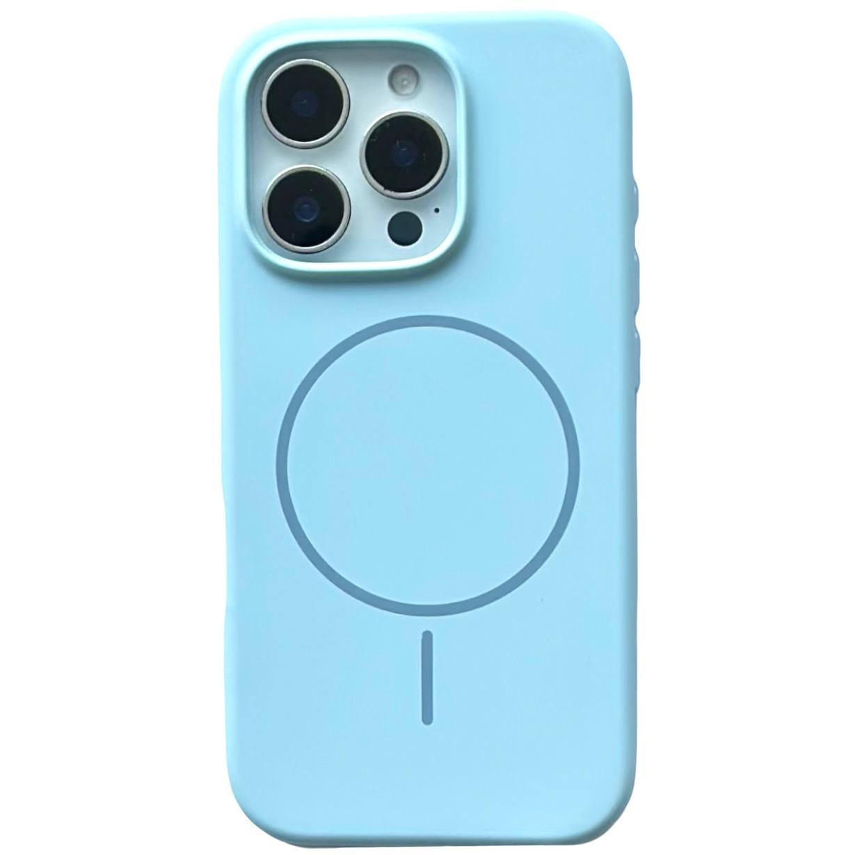 Silicone Case Slim Magsafe iPhone 11 Pro Max Sky Blue - 1