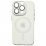 Silicone Metal Buttons Magsafe iPhone 11 White
