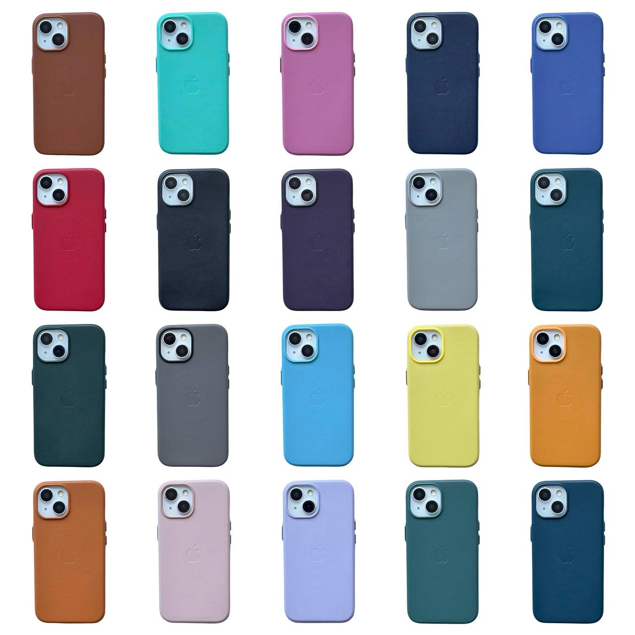 Leather Case (MagSafe) iPhone 15 Plus Pollen Color - 2
