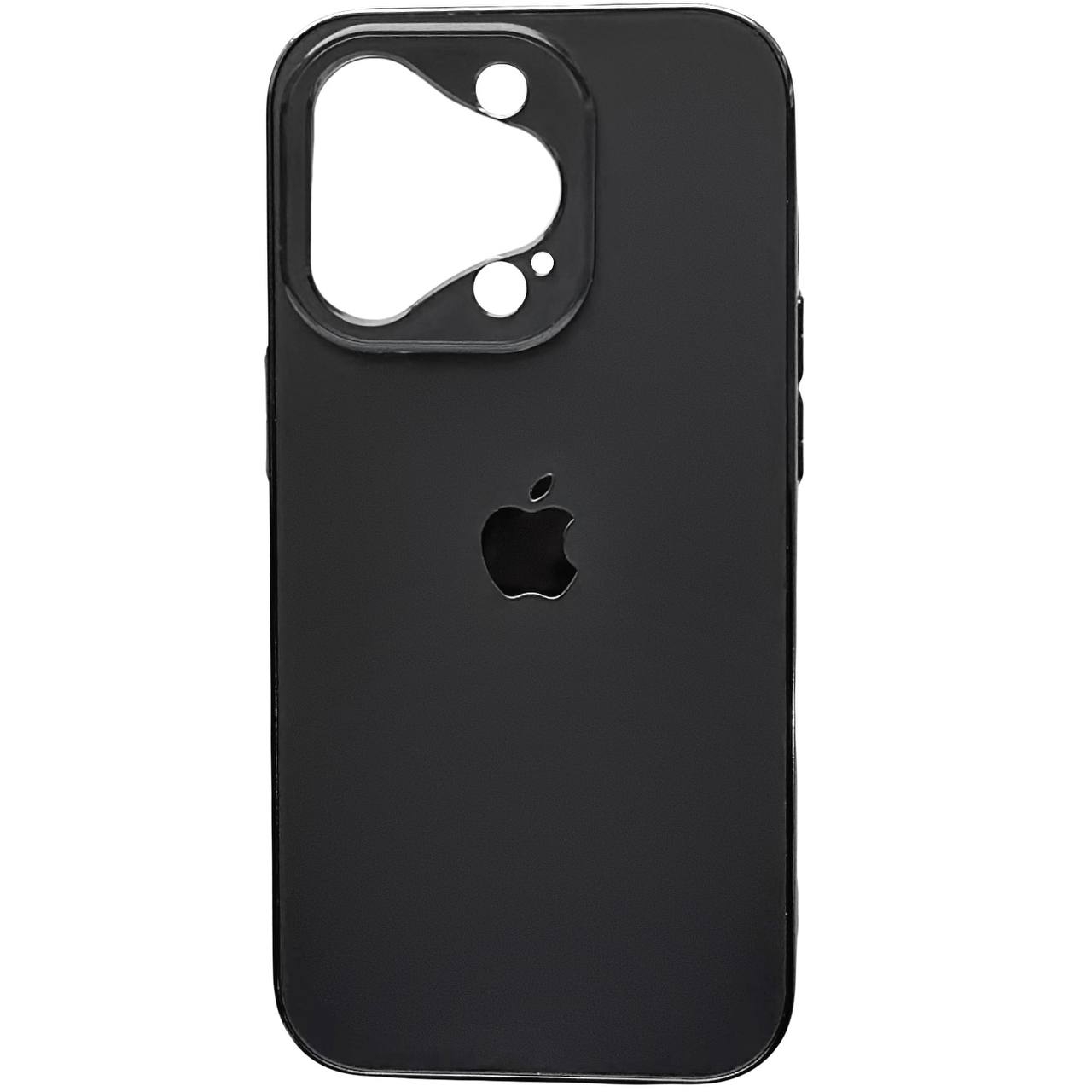 Matte Glass Open Camera iPhone 12 Pro Max Black - 3