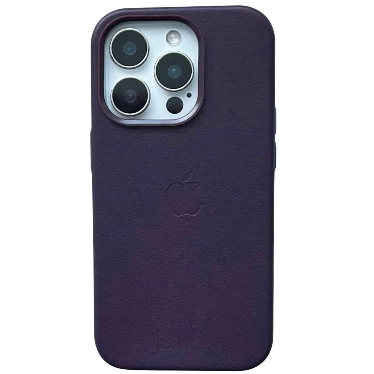 Leather Case (MagSafe) iPhone 13 Pro Max Dark Cherry - 1