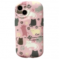 Pink Cat Camera Protection iPhone 13