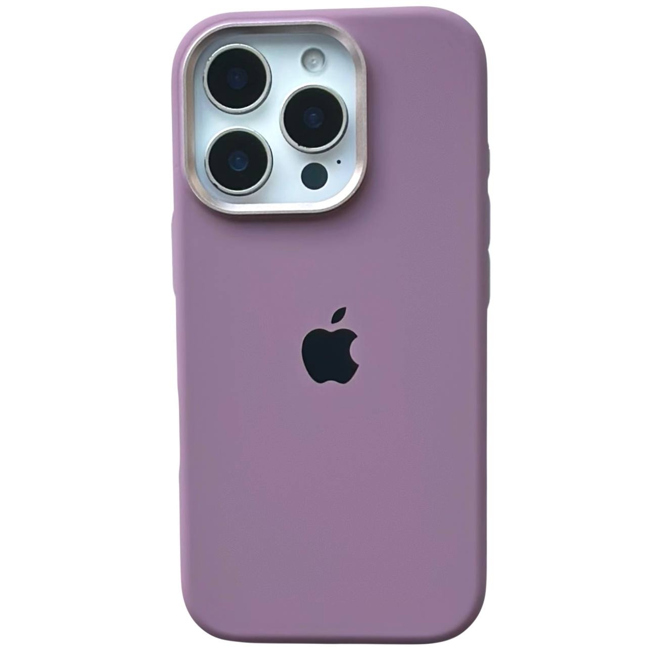 Silicone Case Metal Frame iPhone 14 Pro Max Blueberry (68) - 1
