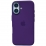 Silicone Case Original MagSafe iPhone 16 Plum