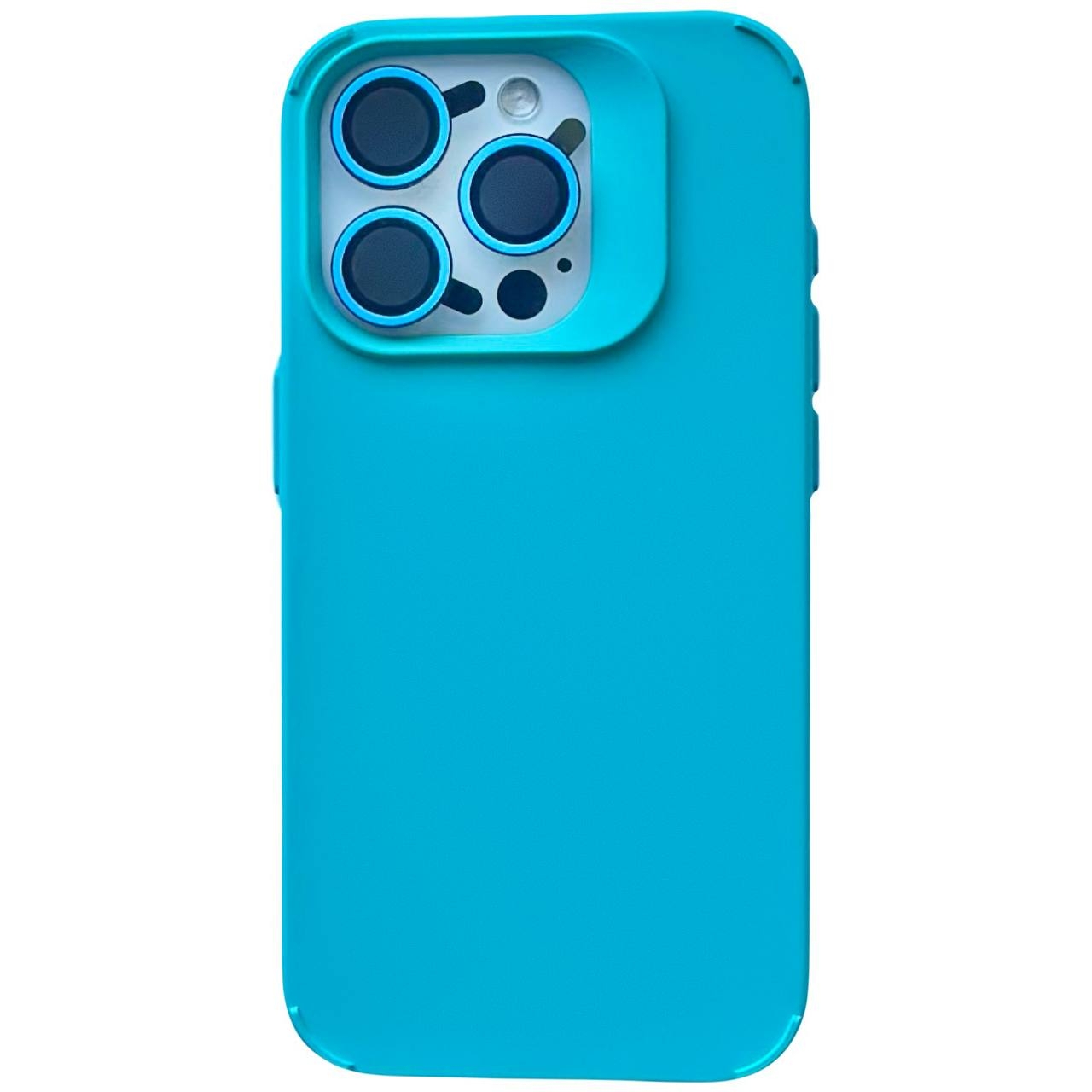 Silicone with Set iPhone 14 Pro Sea Blue - 1