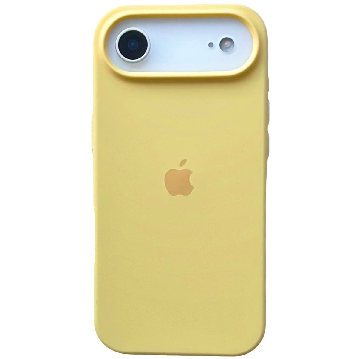 Silicone Case Full iPhone 17 Air Yellow (4) - 1