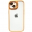 Crystal Case + Lens Set iPhone 15 Orange