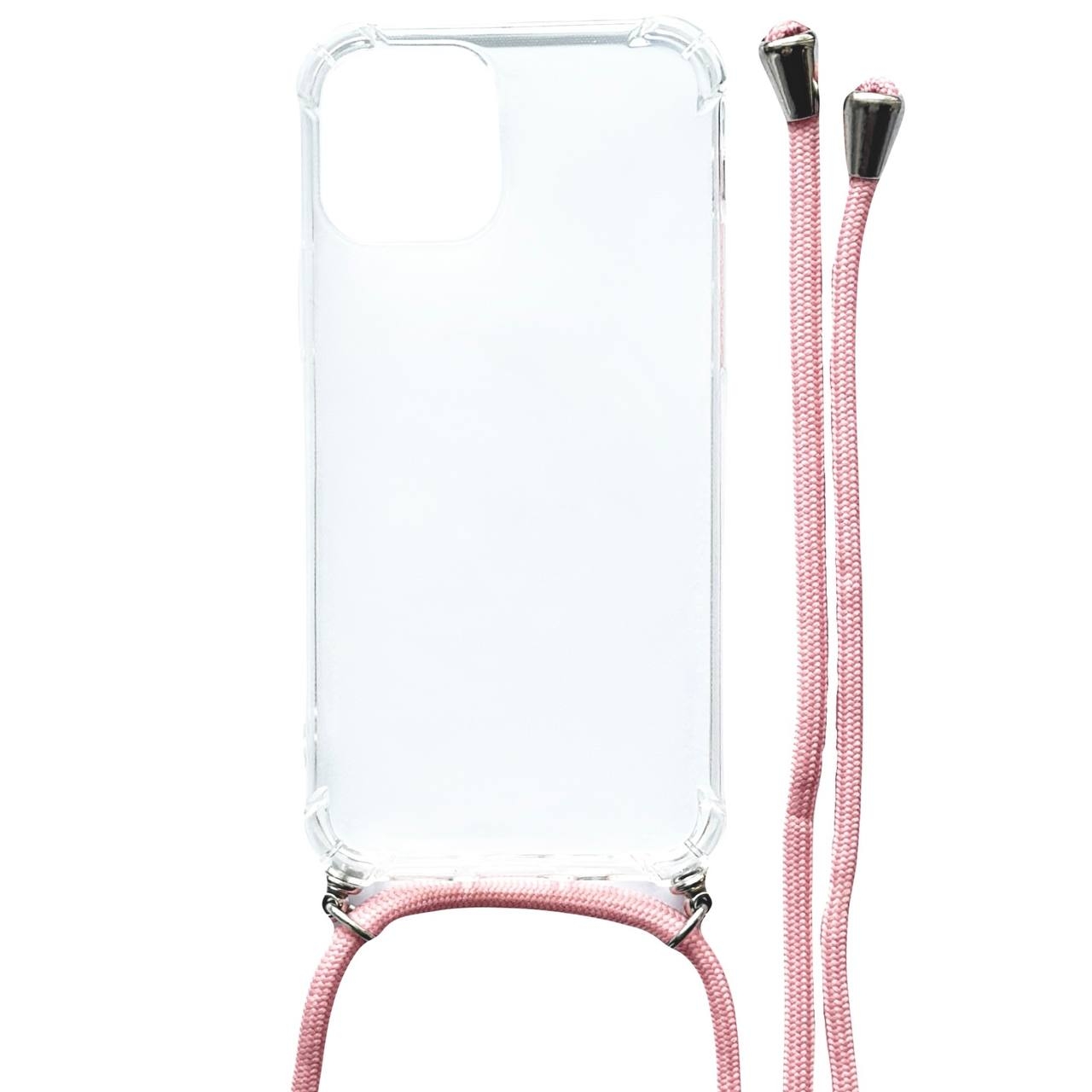 TPU Edge+Lanyard iPhone X/Xs Pink - 1